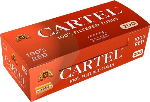Tuburi Cartel 200 slim Red 100mm