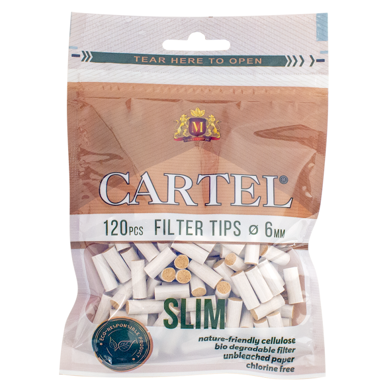 Filtre Cartel Slim 6 - 15 mm Bio x 120 pcs